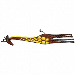 Giraffe Embroidery Design 1 Giraffe Embroidery Design 1